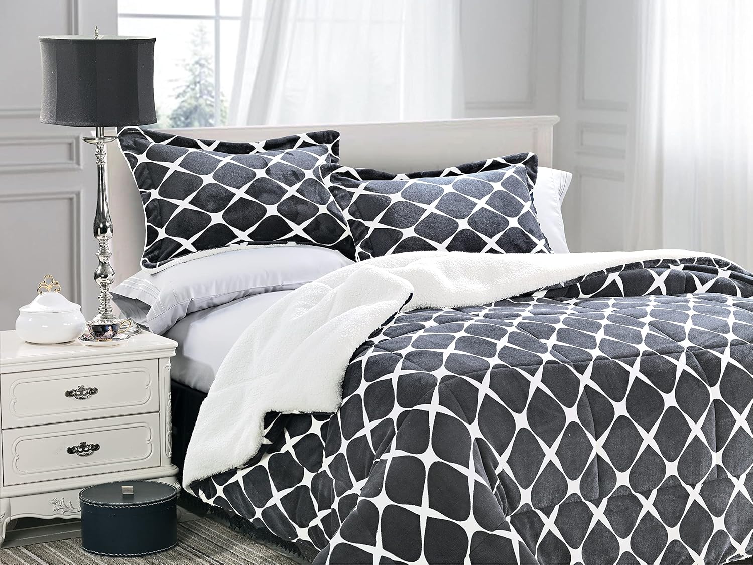 Elegant Comfort Premium Quality Heavy Weight Micromink Comforter Set