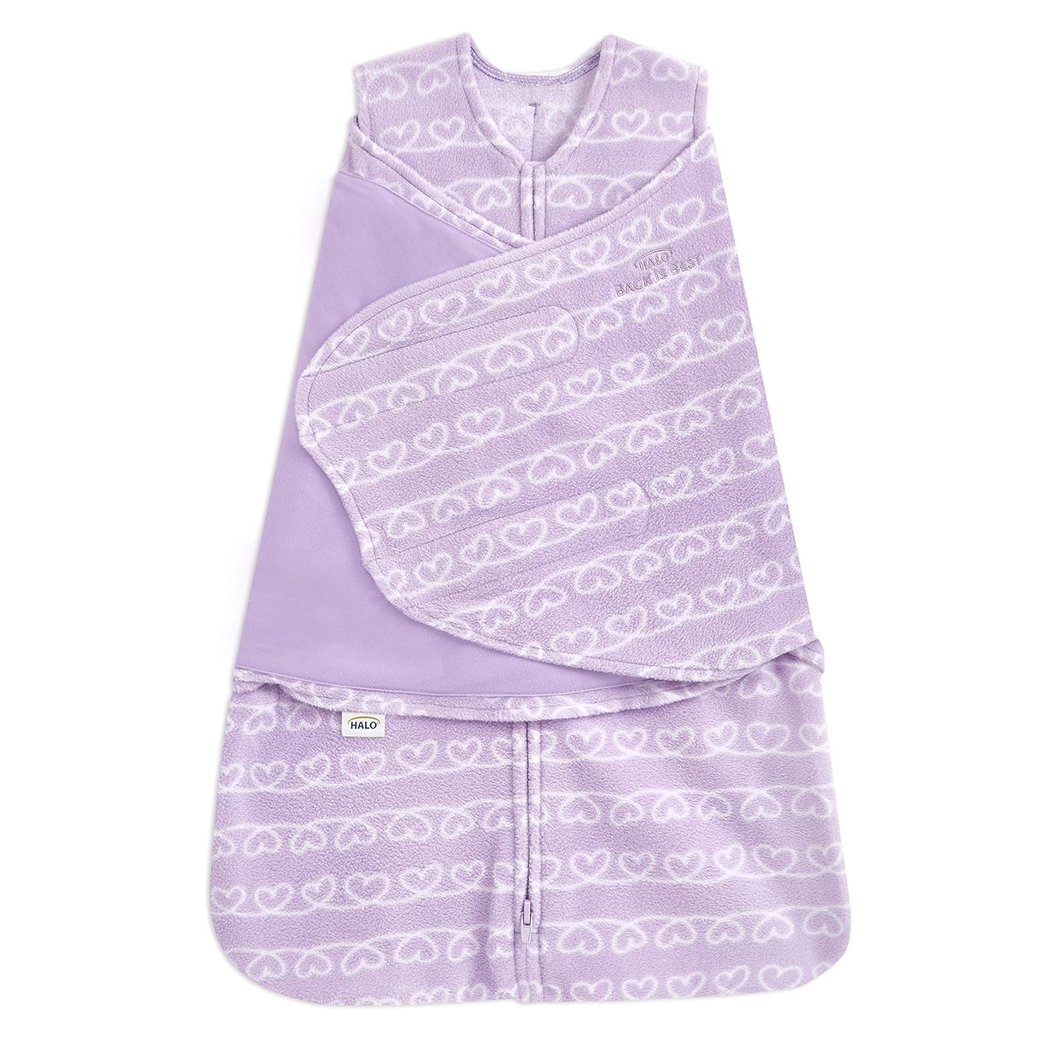 HALO Micro-Fleece Sleepsack Swaddle for Newborns, TOG 3.0