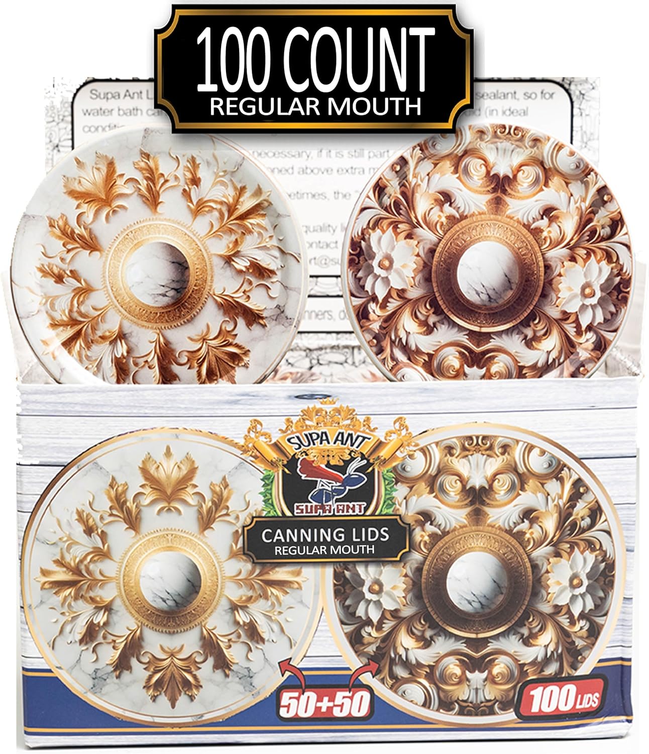 Supa Ant Canning Lids Regular Mouth for Perfect Sealing