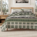 Great Bay Home Reversible Rustic Lodge Bedspread Quilt Set