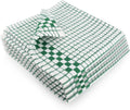 Fecido Classic Kitchen Dish Towels Set of 4 - Dark Green Color