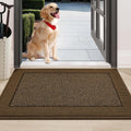 Indoor Door Mat 24 in x 36 in Brown - Dirt Trapper Entryway Rug