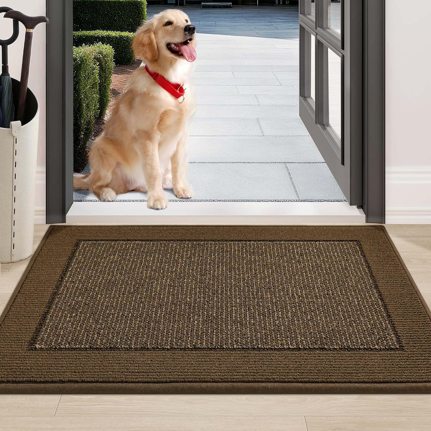 BEQHAUSE Indoor Door Mat 24in x 36in for Dirt Trapping