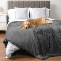 PetAmi Waterproof Dog Blanket for Large Dog - Soft Sherpa 60x80