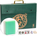 Emerald Weave Chinese Mahjong Set - Large 146-Tile Traditional Set