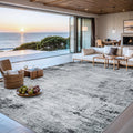 8x10 Area Rugs for Living Room - Washable Modern Abstract Neutral