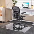 Tempered Glass 48 x 36 Beveled Edge Chair Mat - Clear Floor Protection
