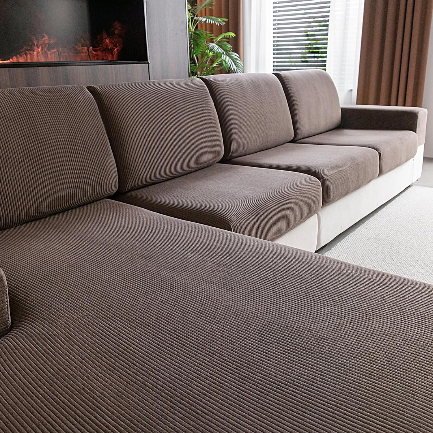 Stretch Sofa Covers for Pets - Washable Non-Slip Couch Protector