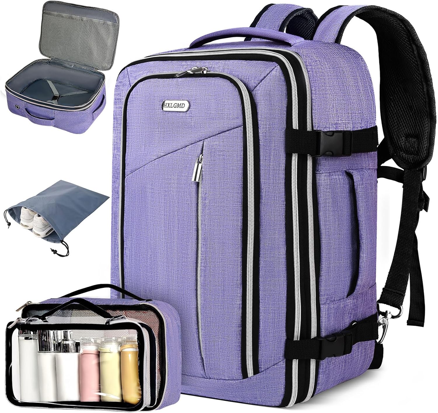 Travel Carry On 17.5in Laptop Expandable Backpack for All
