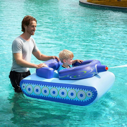 SLOOSH Inflatable Tank Pool Floats for Kids Summer Fun