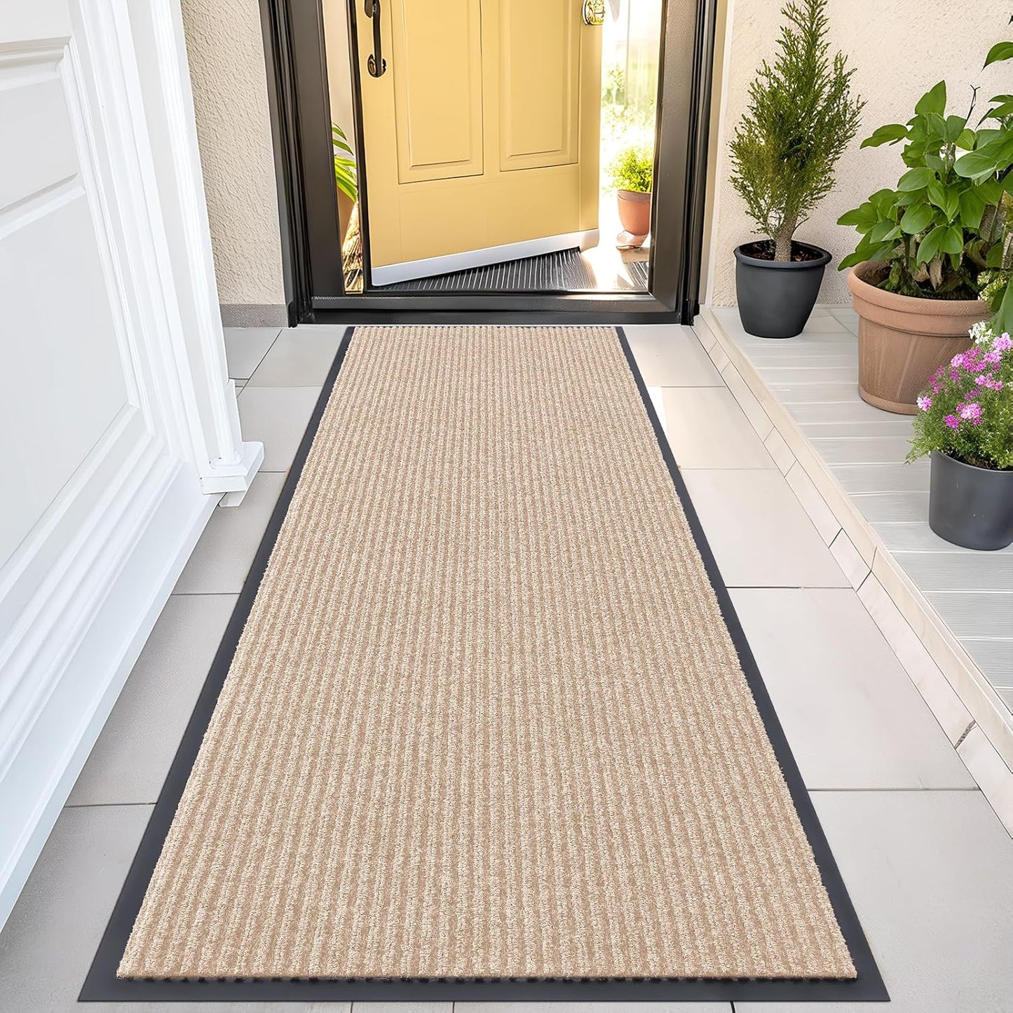 OLANLY Waterproof Heavy Duty Doormat for Indoor Outdoor Use