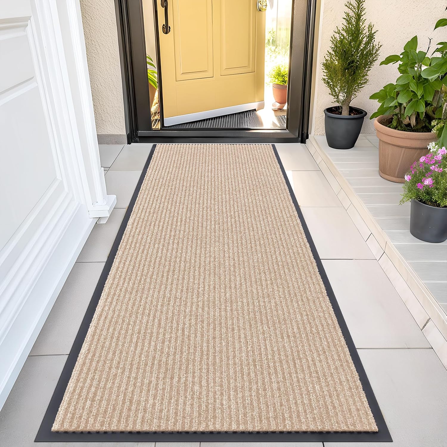 OLANLY Waterproof Heavy Duty Doormat for Indoor Outdoor Use