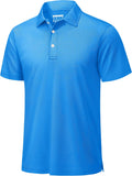 Mens Golf Shirt Dry Fit Polo for Men - Lightweight Performance