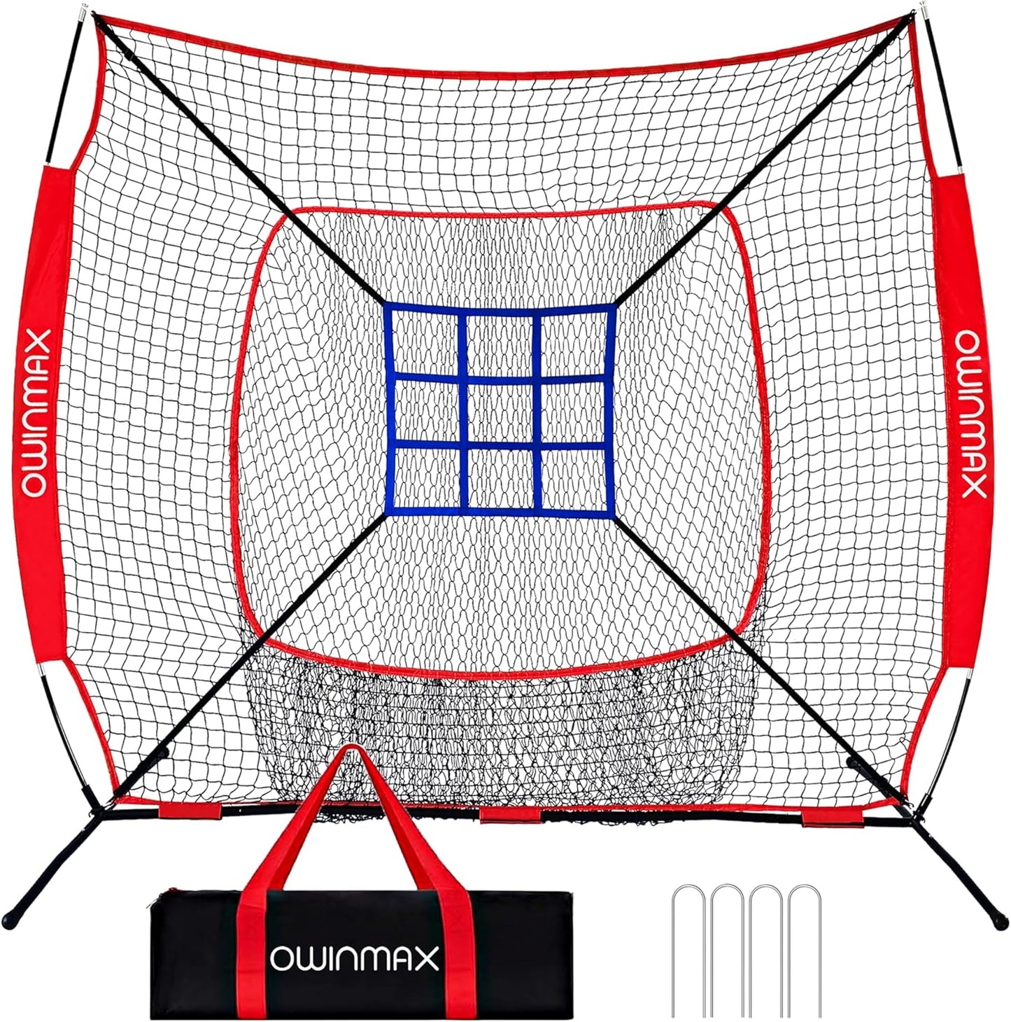 7x7 ft Baseball Softball Practice Net for All Levels Training