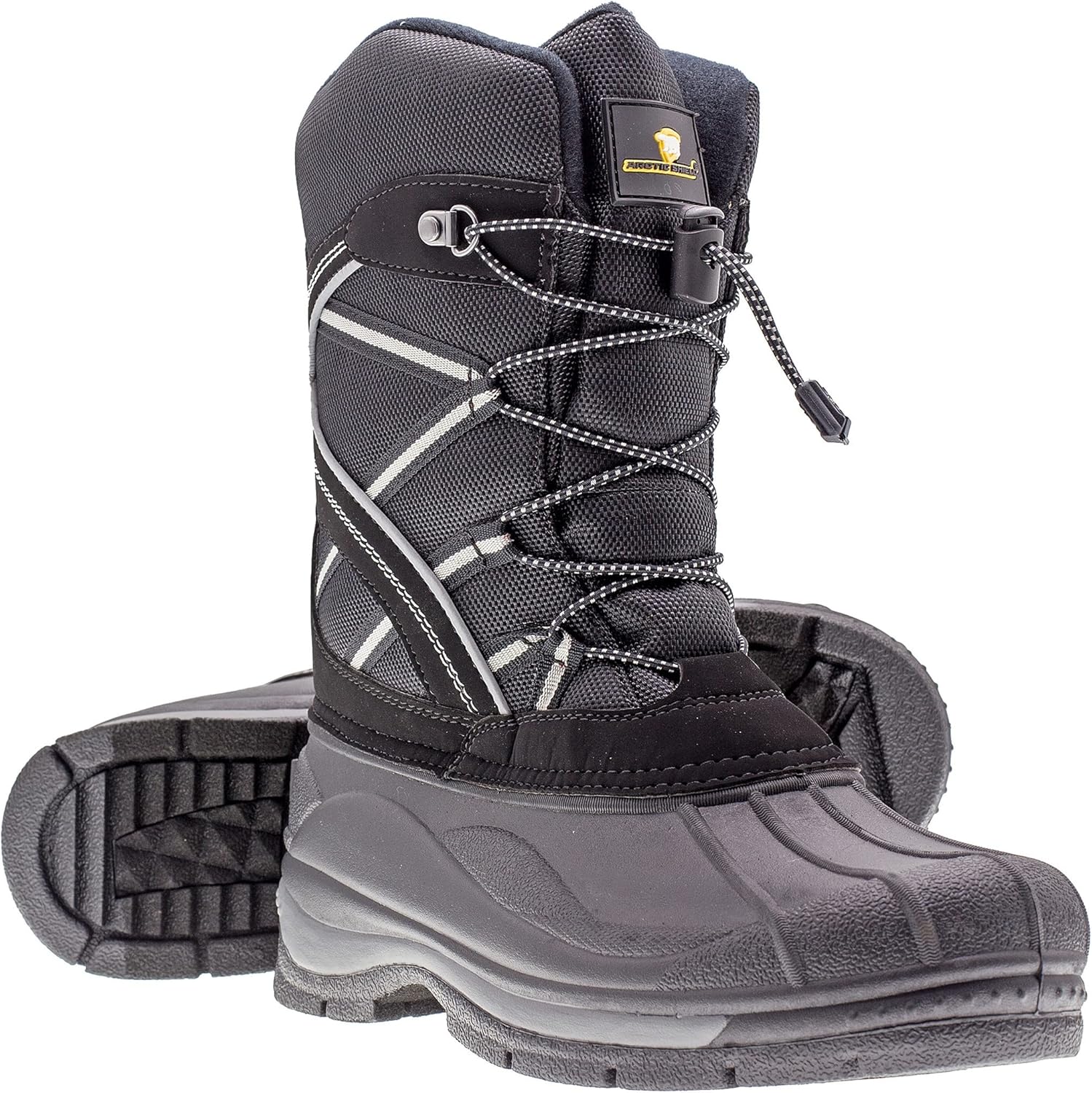 ArcticShield Men's Waterproof Snow Boots