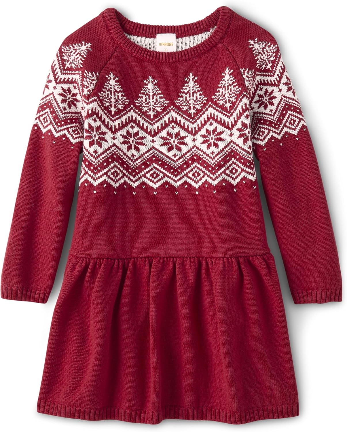 Gymboree Girls' Long Sleeve Sweater Dresses for Holiday Fun