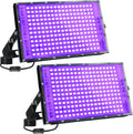 150W UV Black Light Floodlight 2 Pack - Powerful Outdoor Blacklight