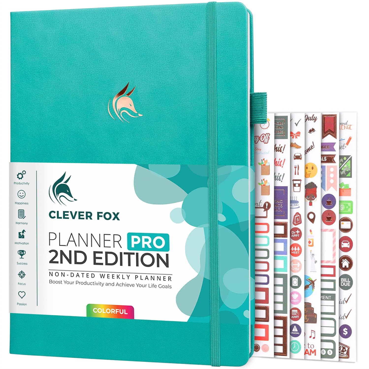 Clever Fox Planner PRO 2nd Edition for Effective Time Management