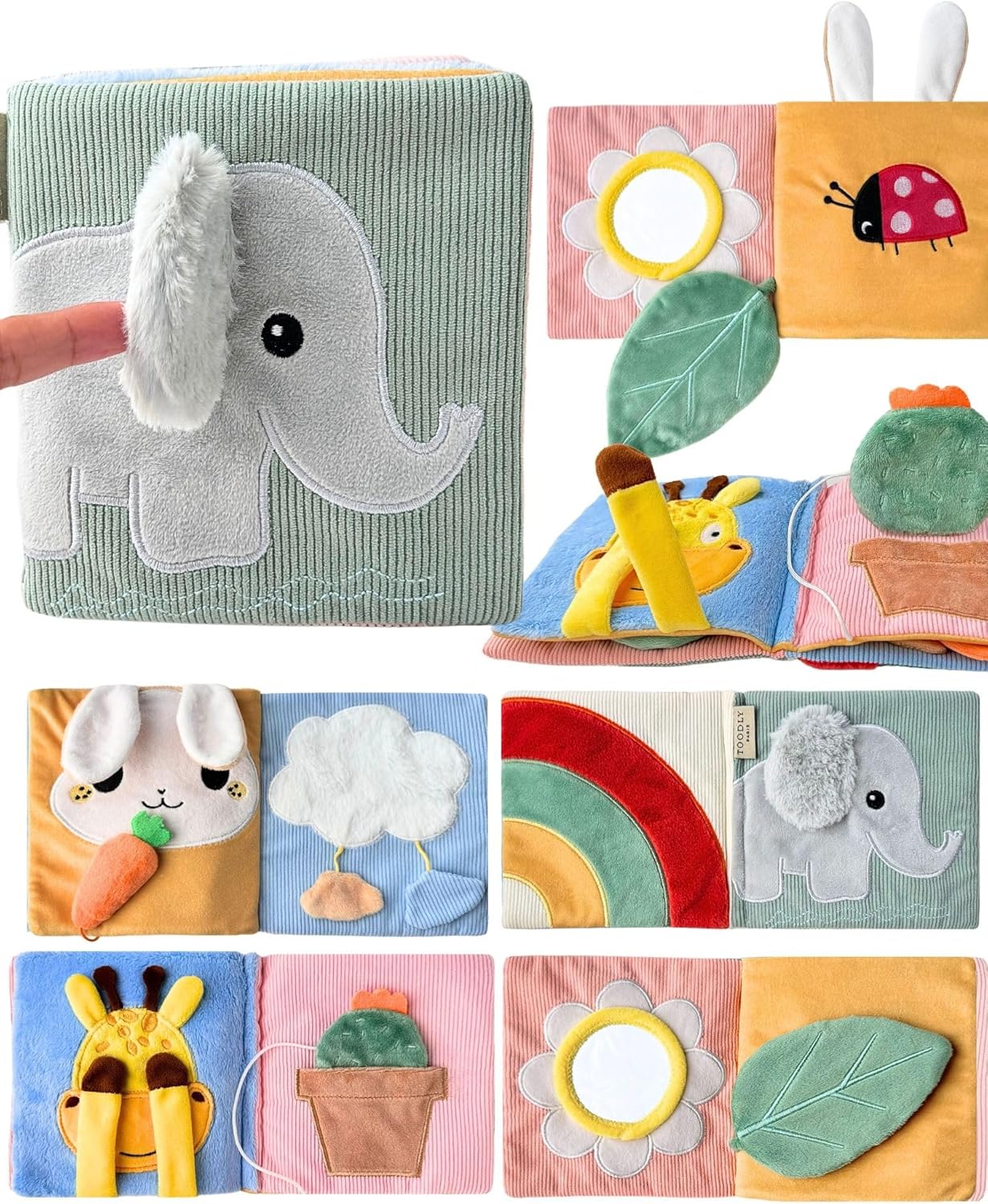 Interactive Baby Sensory Book - Toodly