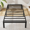 12 Inch Twin Bed Frame Twin Size - Heavy Duty, 10in Underbed Storage