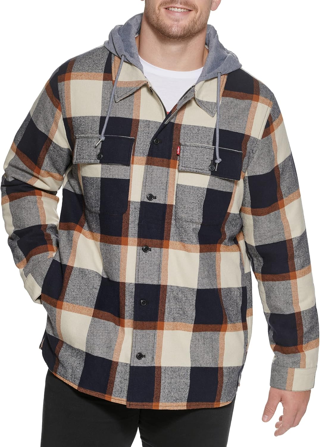 Levi's Mens Plaid Sherpa Lined Hooded Shirt Jacket Review