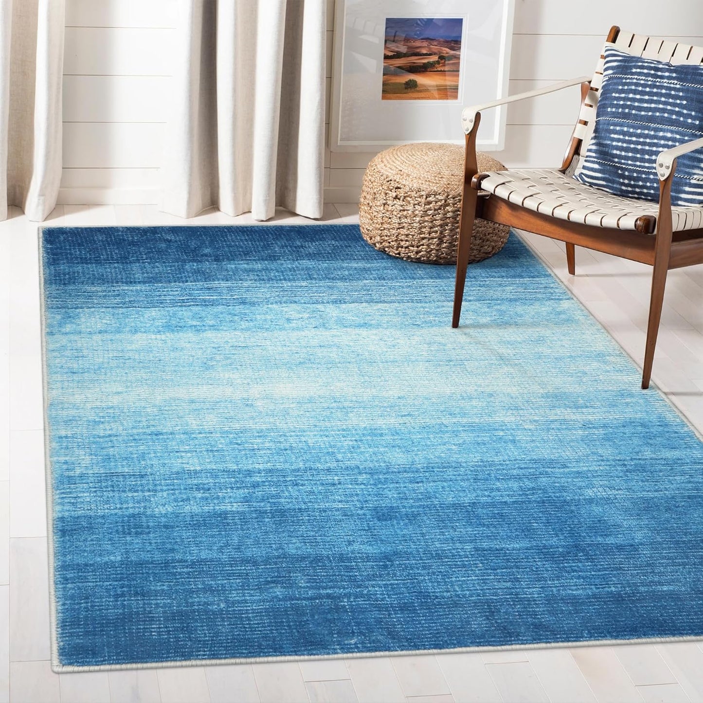 Wonnitar Modern Ombre Area Rug 4x6 for Stylish Home Decor