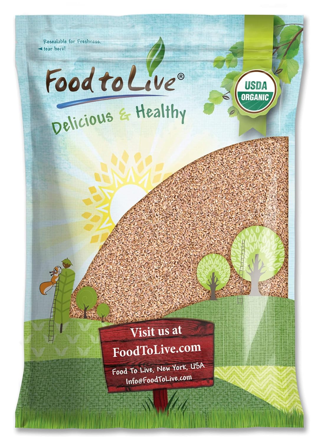 Organic Italian Pearled Farro - A Nutritious Grain Alternative