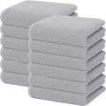 Cotton Waffle Weave Kitchen Dish Towels 12-Pack - Soft, Quick Dry