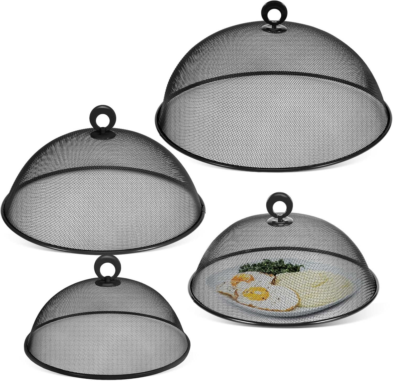 Metal Mesh Food Covers for Outdoor Picnics and Camping Needs