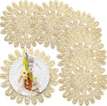Set of 6 Boho Woven Placemats for Stylish Dining