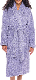 Cozy Shaggy Fleece Bathrobe for Women - Luxurious Warmth