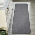 Bath Mat Dark Grey 1ft9in x 3ft11in - Ultra Thin Quick Dry Runner