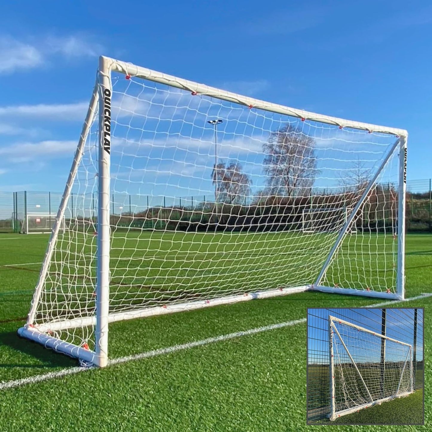 QUICKPLAY Q-Fold Soccer Goal - Fast Setup & Durable Design