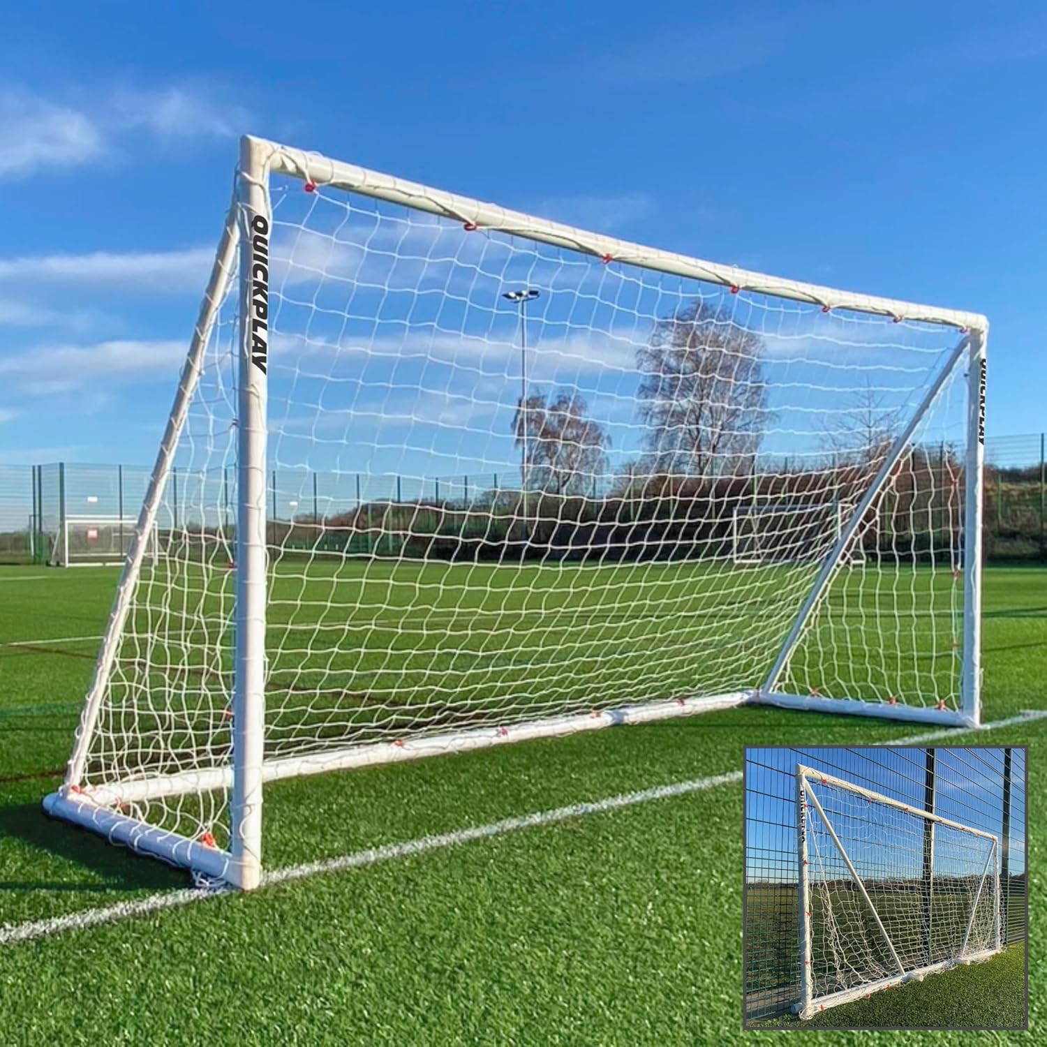 QUICKPLAY Q-Fold Soccer Goal - Fast Setup & Durable Design