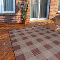 CAMILSON Outdoor Rug - Modern Area Rugs for Indoor and Outdoor Use