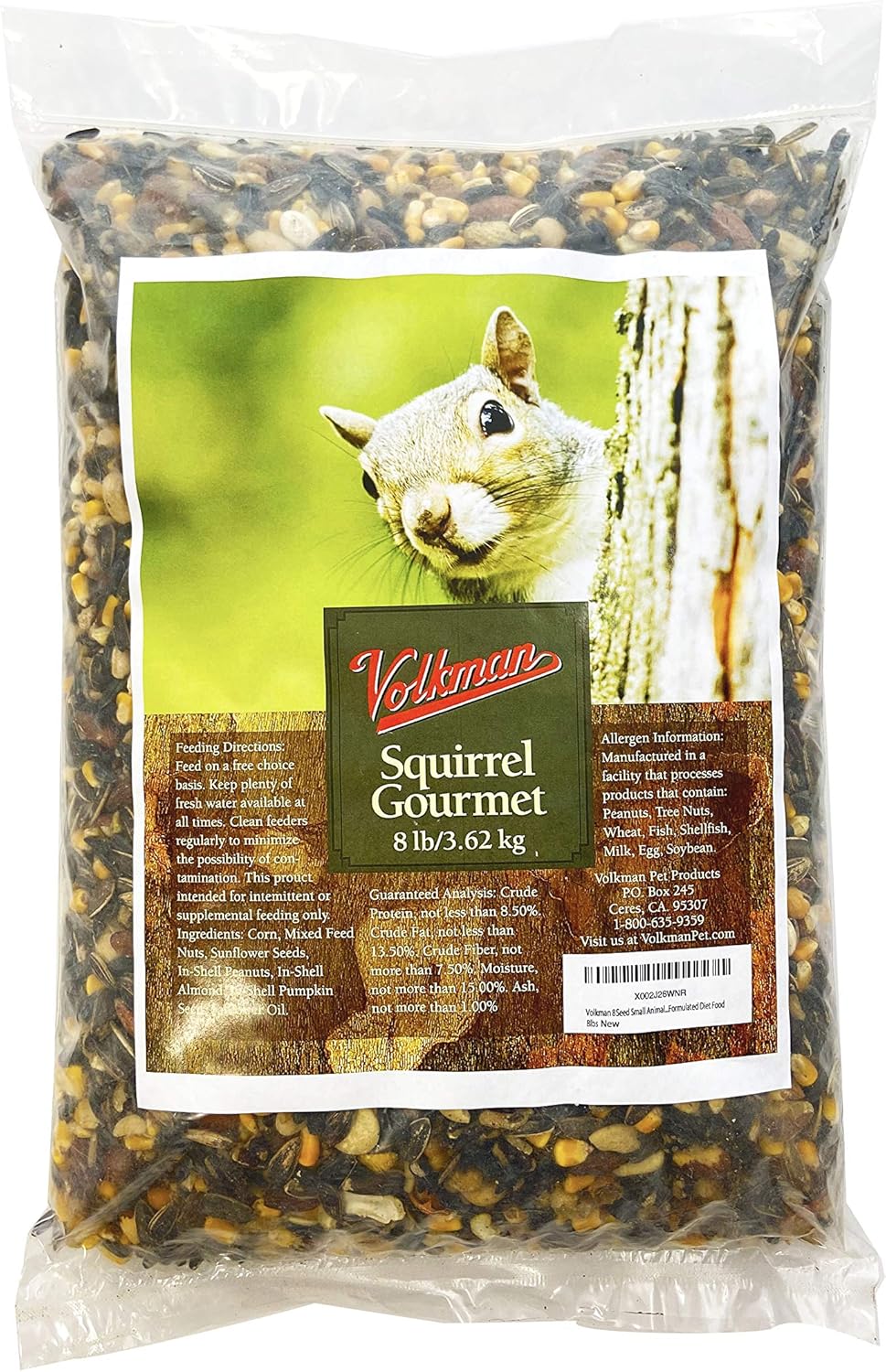 Volkman Seed Small Animal Squirrel Gourmet Mix for Healthy Diet