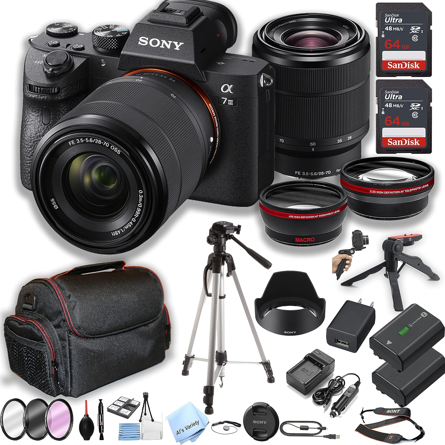 Sony a7 III Mirrorless Bundle - Capture Every Moment
