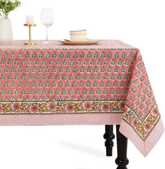 CPC Tablecloth 100% Cotton 70x108 Inch for Weddings & Events