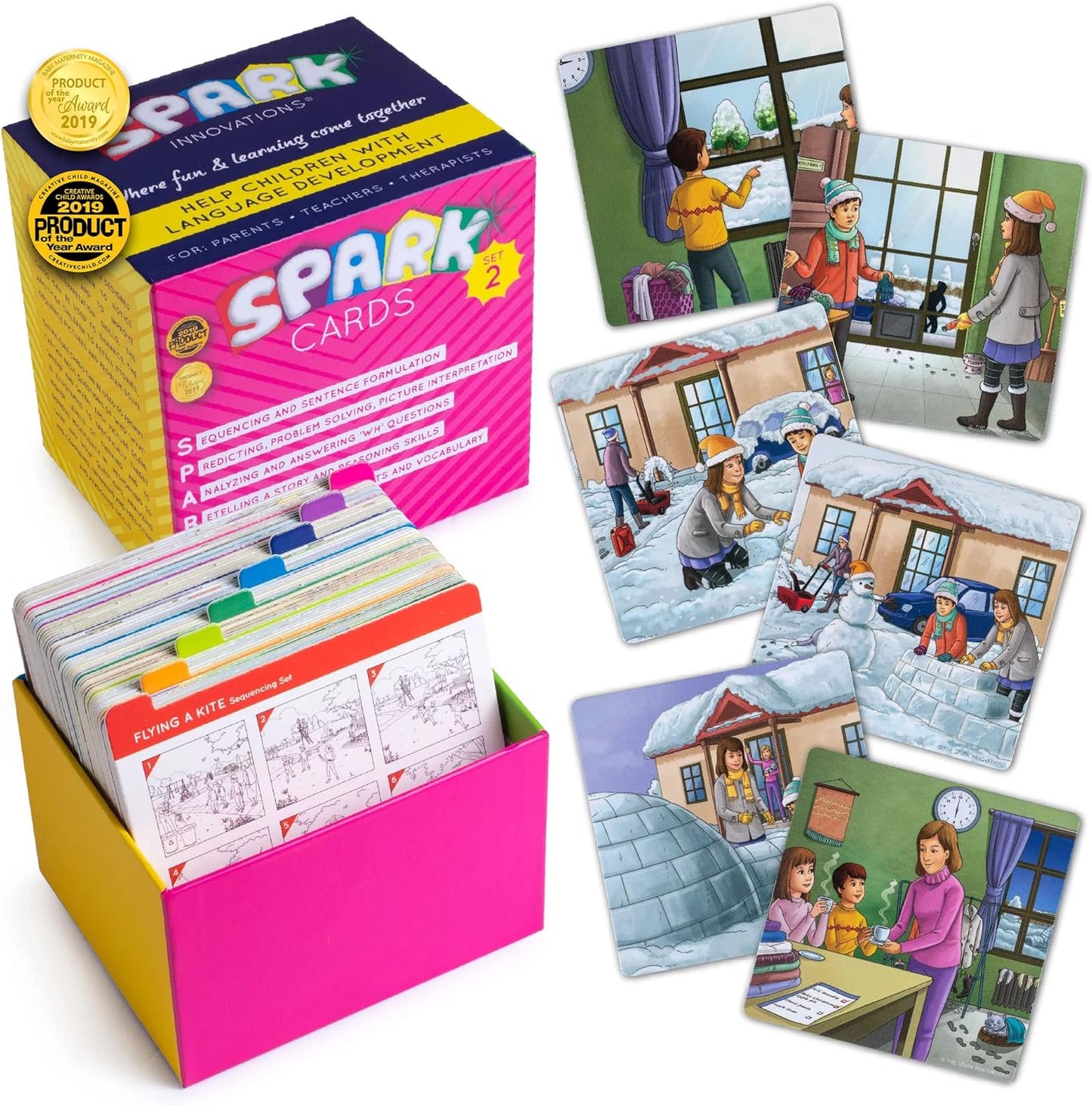Spark Cards Sequence Cards for Storytelling and Language Skills