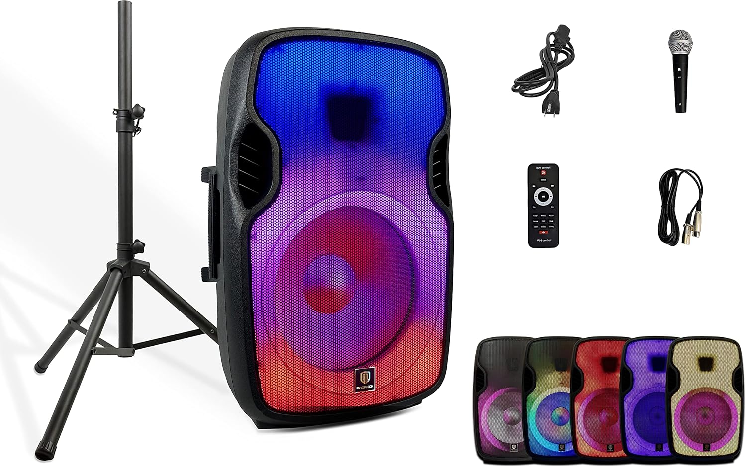 PRORECK Titan 15A 600W Bluetooth PA Speaker for Events