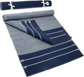 Organic Cotton Yoga Mat - Handwoven Natural Yoga Rug 74in x 26in