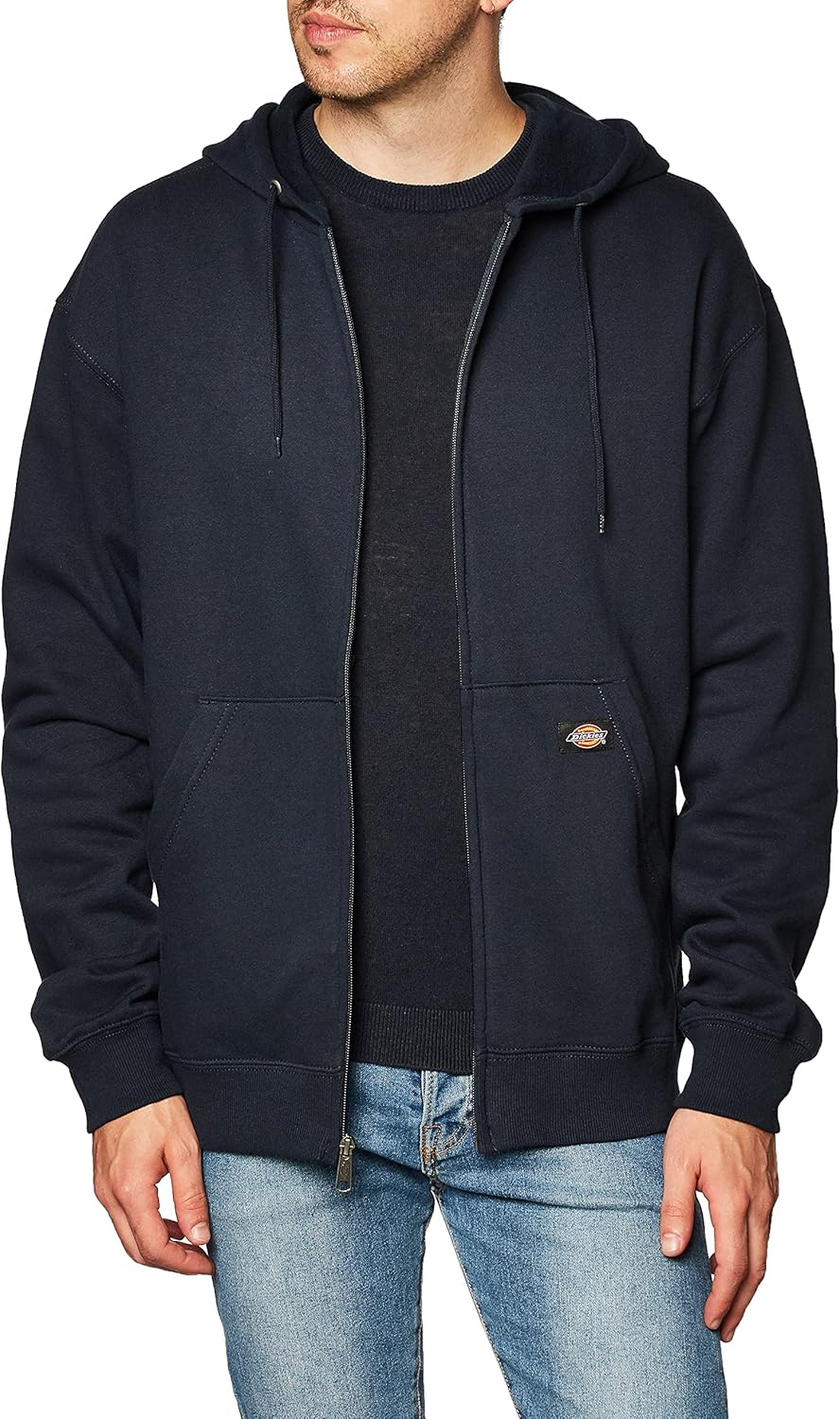 Dickies Men's Full Zip Fleece Hoodie for Comfort and Style