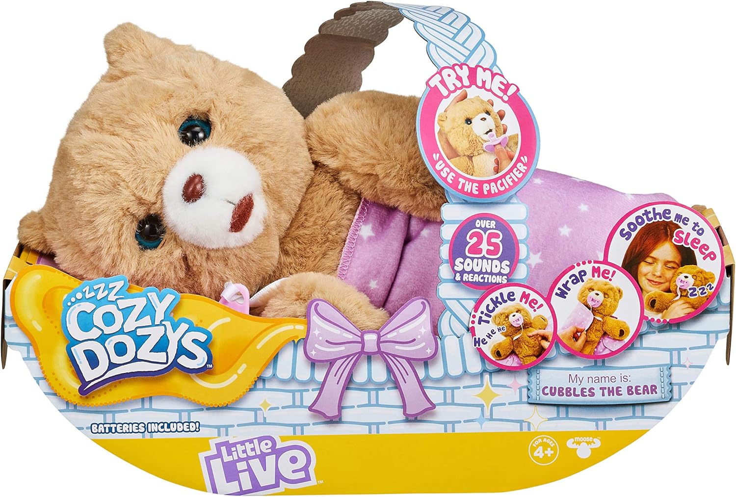 Interactive Bedtime Bear - 25+ Sounds, Best Nap Time!