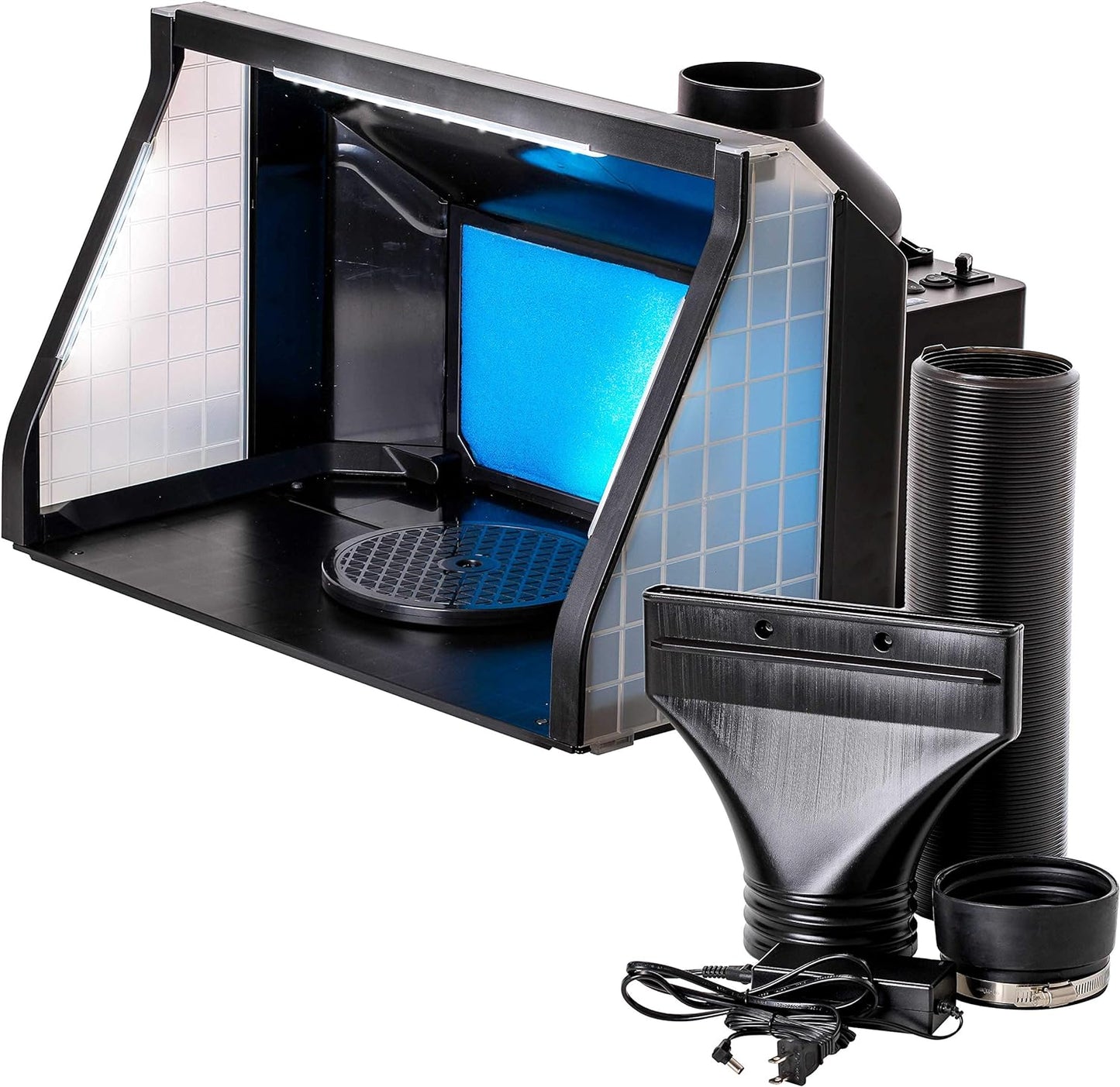 Master Airbrush Large Portable Spray Booth with LED Lights