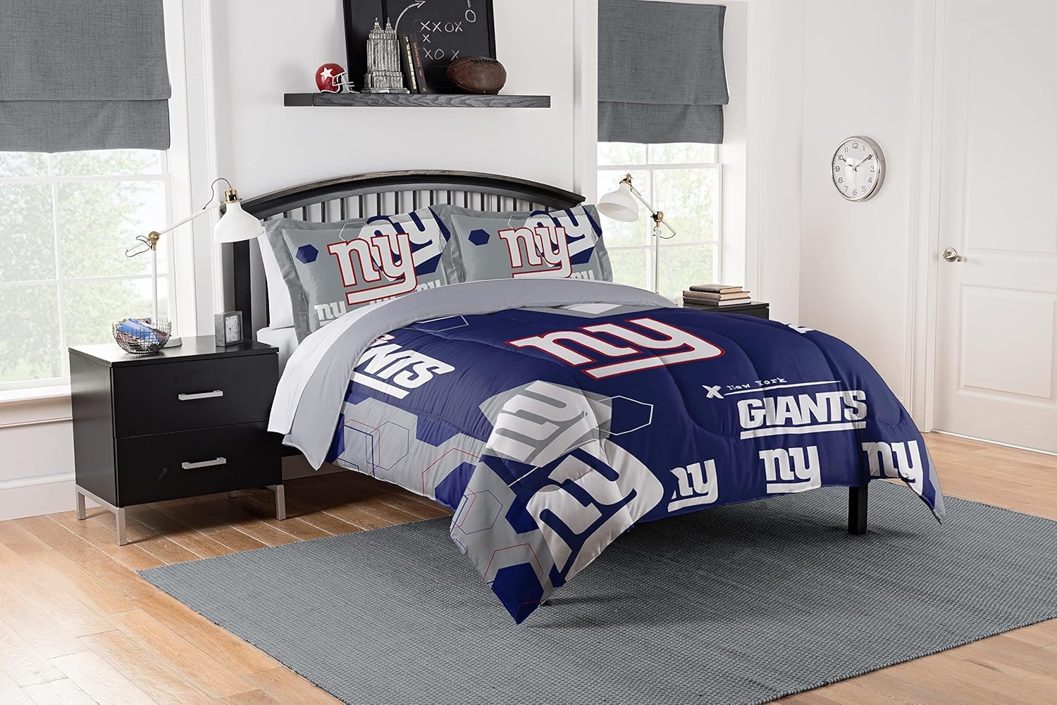 NFL Unisex-Adult Comforter and Sham Set for Cozy Fans
