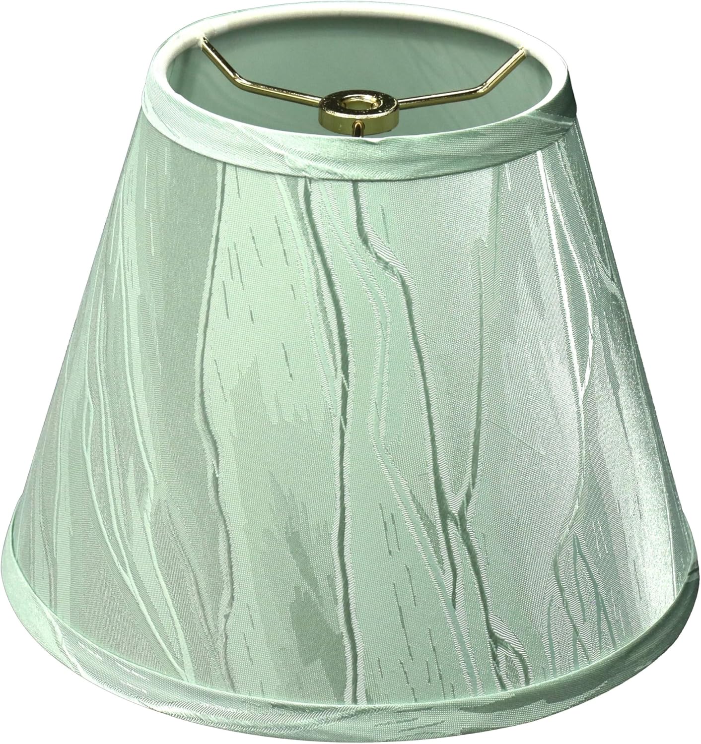 Transitional Hardback Empire Lamp Shade in Light Green Color