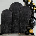 Fanqisi Arch Cover Set of 3 Sparkly Backdrop Covers for Events