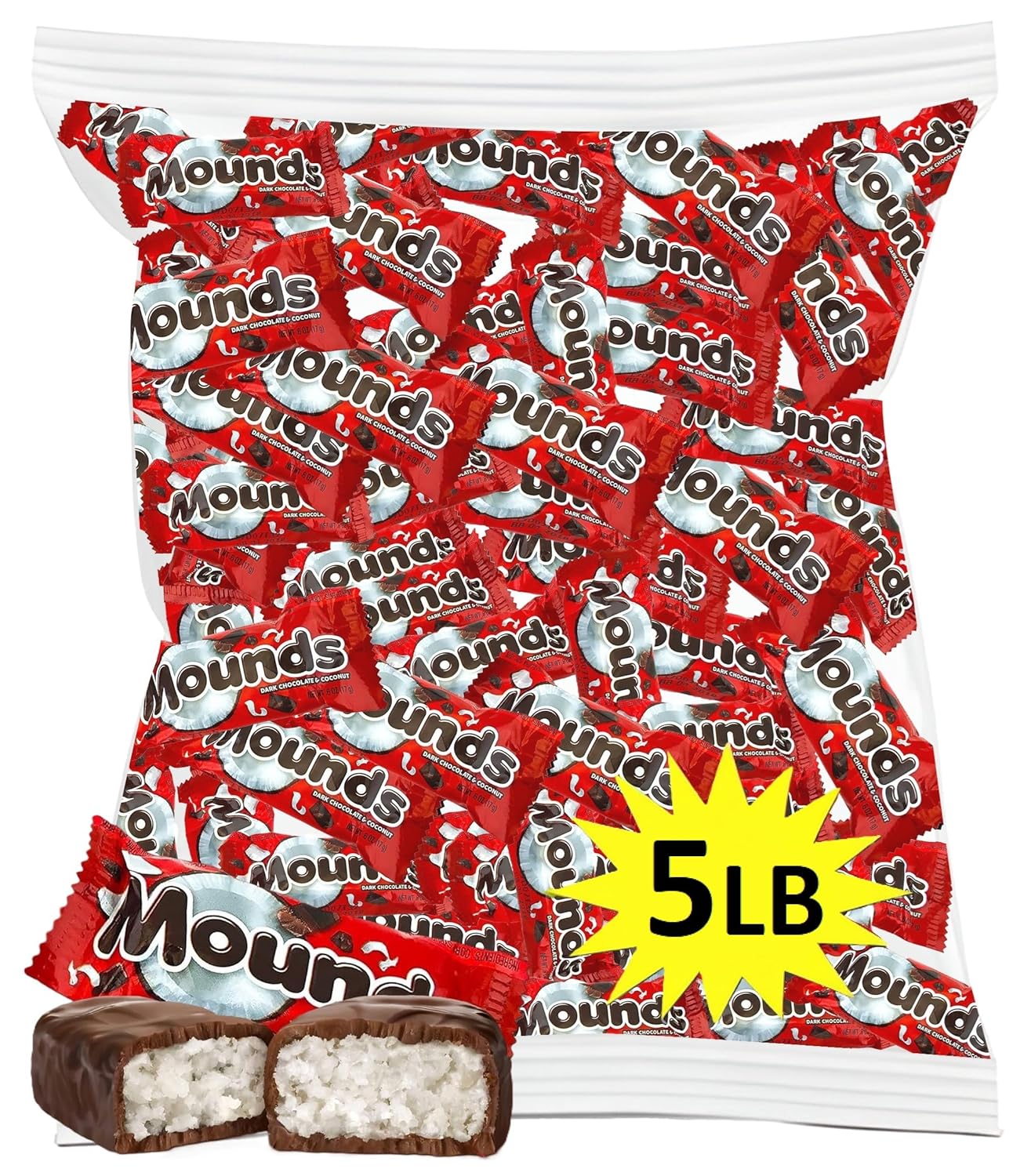 Bulk Coconut Chocolate Candy Pack for All Occasions Treats
