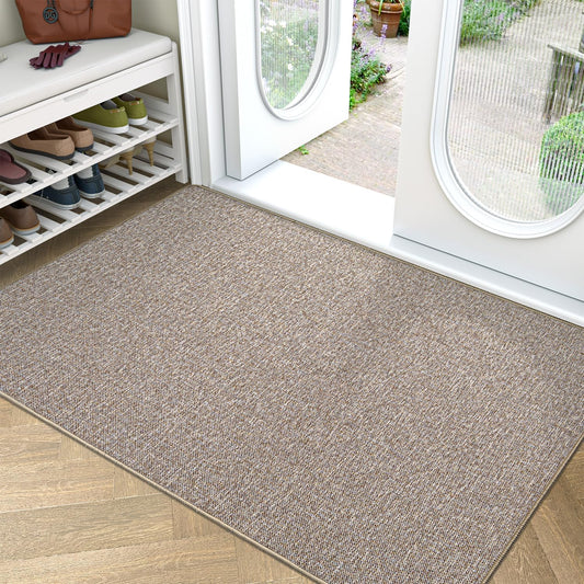 LUMI Ultra Thin Door Mat for Entryway, Easy Clean Indoor Doormat