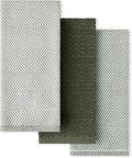 Evergreen Design Oversized Kitchen Towels 3-Pack - Heavyweight Cotton